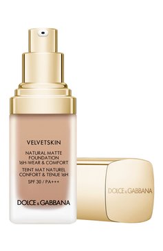 Матирующее тональное средство-флюид velvetskin, оттенок bronze 350 (30ml) DOLCE & GABBANA  цвета, арт. 3423222041618 | Фото 3 (SPF фильтр: Средний (25-30); Региональные ограничения белый список (Axapta Mercury): Не проставлено; Финишное покрытие: Матовый; Нос: Не проставлено)