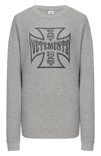 Женская хлопковый лонгслив VETEMENTS, арт. MH27LS264G