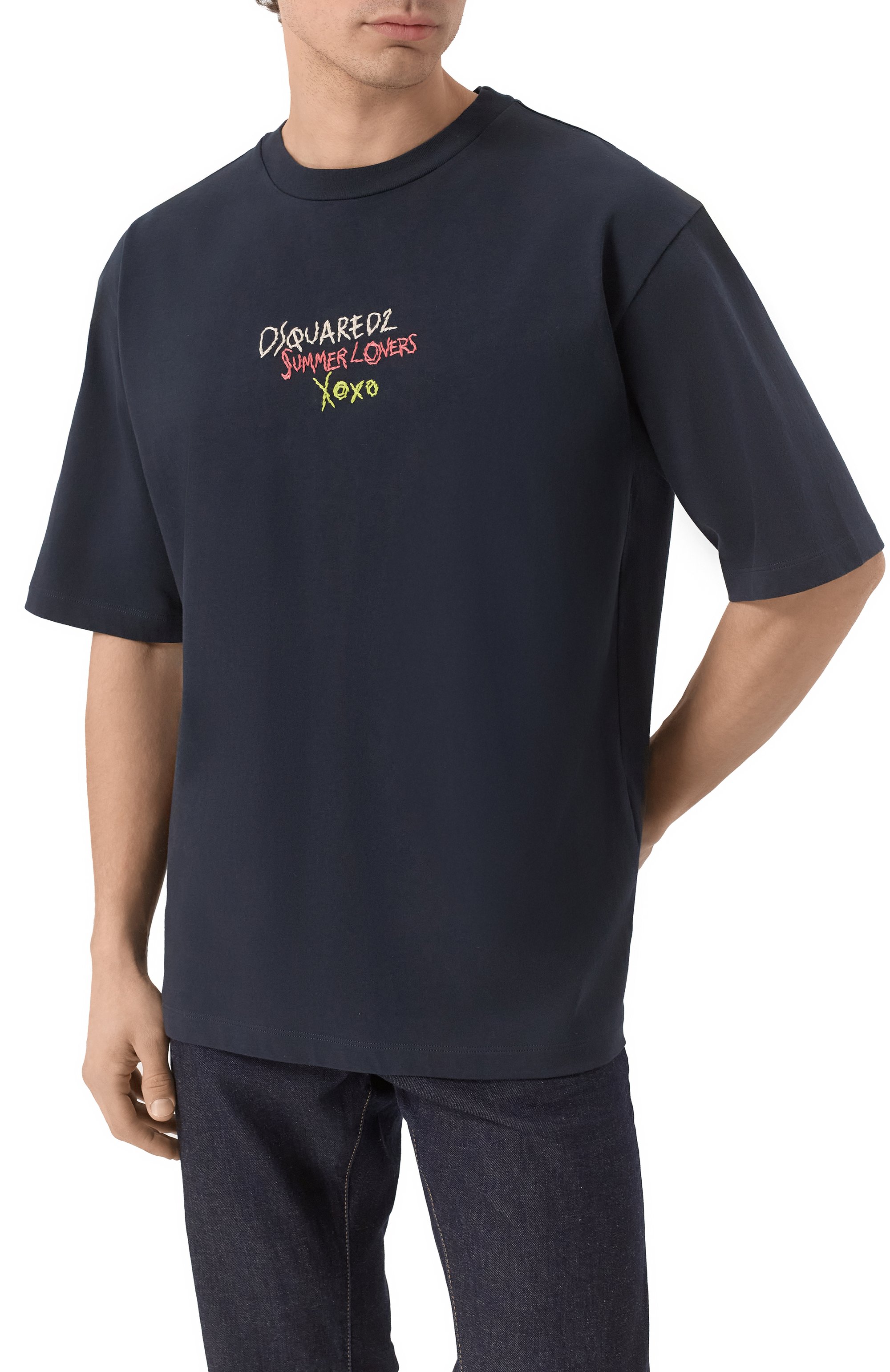 Хлопковая футболка DSQUARED2, арт. S78GD0097/S24583, фото 3