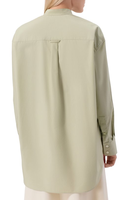Хлопковая рубашка Noble&Brulee NB001NB/10А/140725/53 Зелёный  NB001NB/10А/140725/53 Фото 4