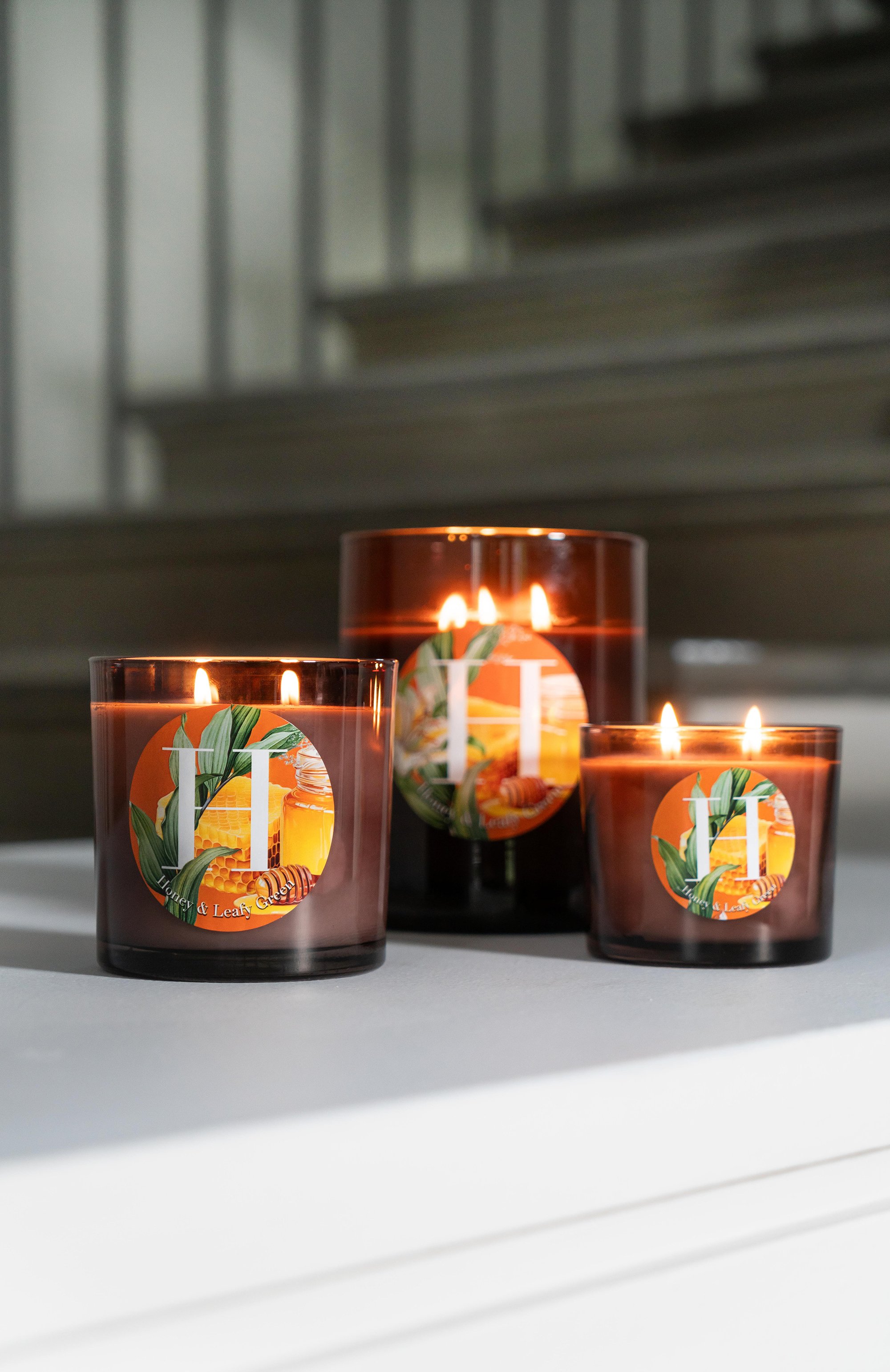 Свеча аромат honey & leafy green (200g) PERNICI, арт. 8001962089524, фото 2