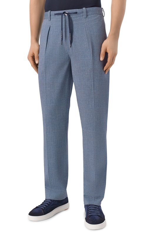 Хлопковые брюки Circolo 1901 CN5246 Синий  CN5246 Фото 3