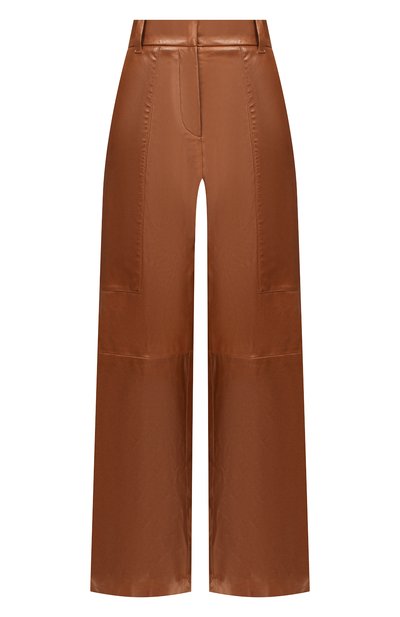 Женские кожаные брюки BRUNELLO CUCINELLI, арт. MPALBP7037