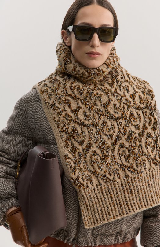 Жилет из шерсти и вискозы Dries Van Noten 011247-2734-103 Бежевый  011247-2734-103 Фото 6