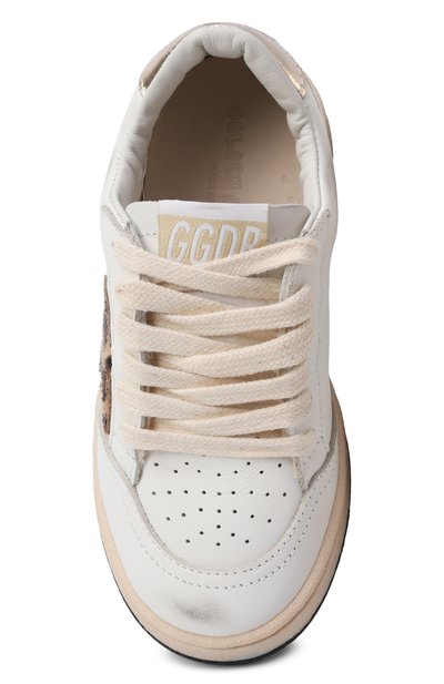 Кожаные кеды ball star GOLDEN GOOSE DELUXE BRAND, арт. GYF00439.F008047, фото 4