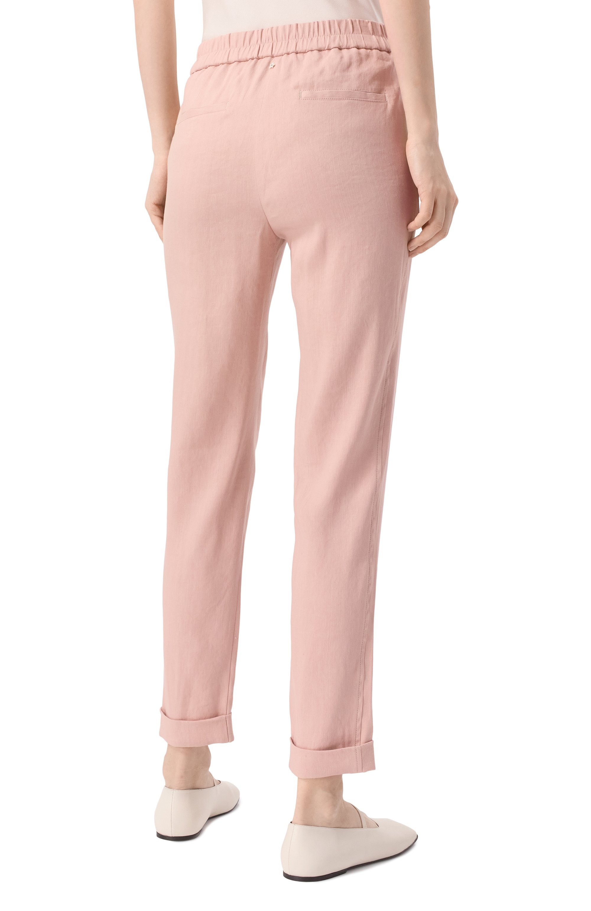 Брюки изо льна и вискозы LORENA ANTONIAZZI, арт. P2550PA70A/3347, фото 4