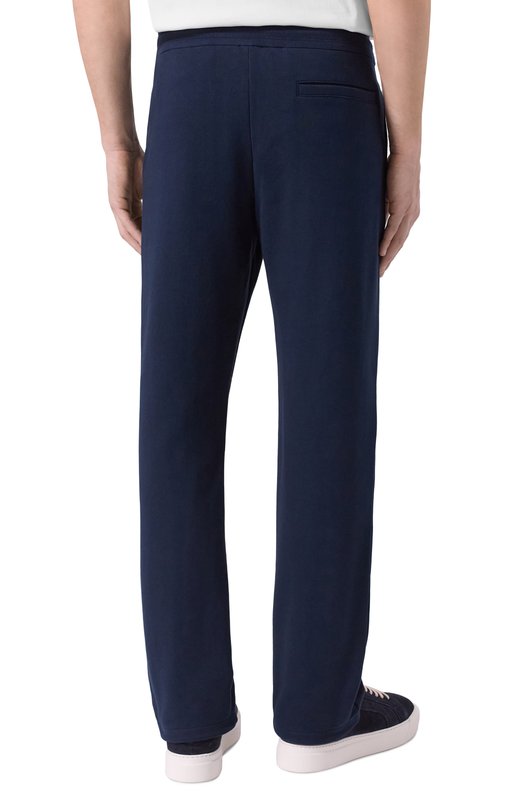 Хлопковые брюки Kiton UMKY02303 Синий  UMKY02303 Фото 4