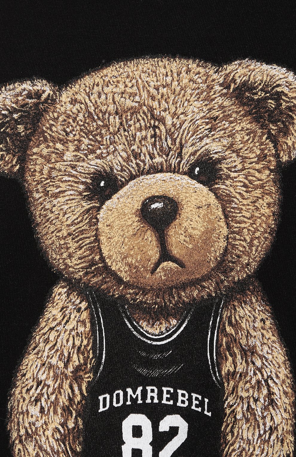 Хлопковая футболка DOMREBEL черного цвета по цене 15400 руб., арт. PLAY (CARRY-0VER)/T-SHIRT, фото 5 Хлопковая футболка DOMREBEL, арт. PLAY (CARRY-0VER)/T-SHIRT, фото 5