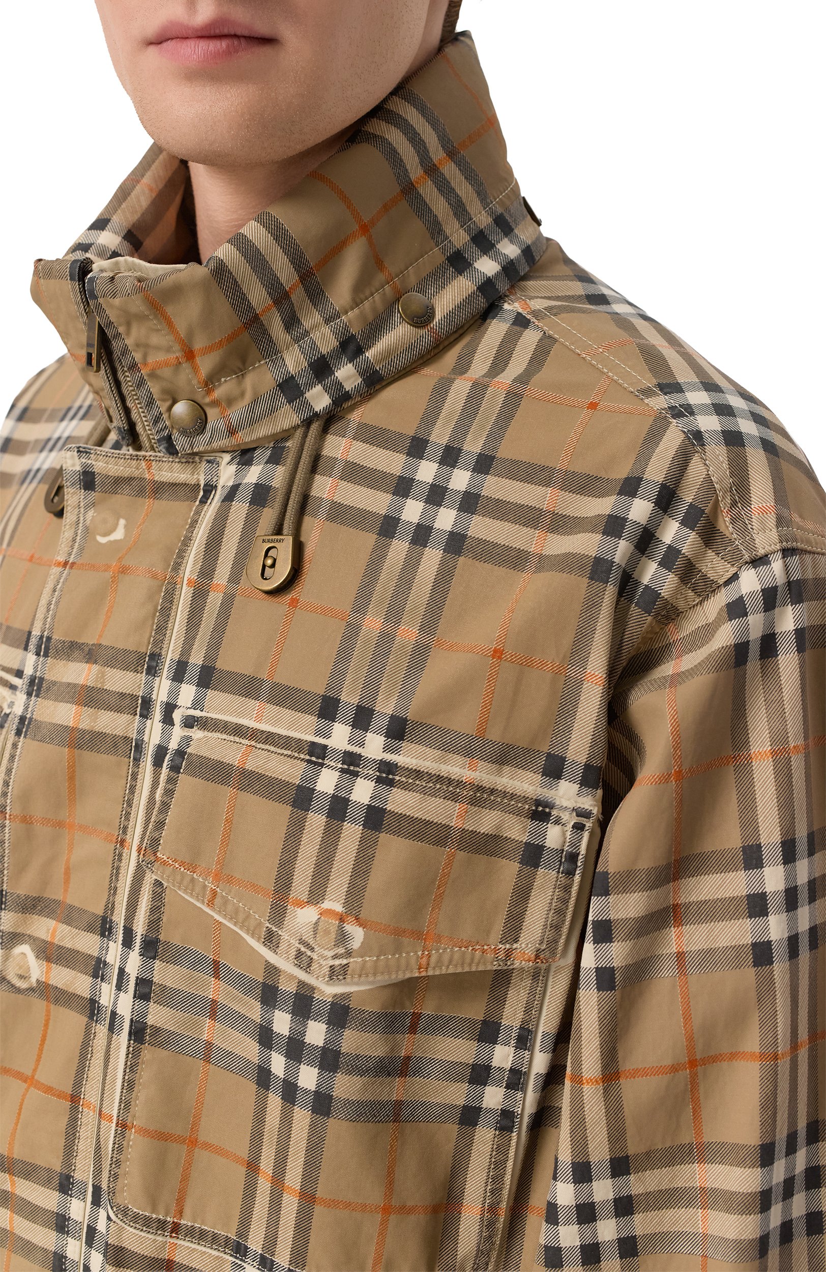 Хлопковая куртка BURBERRY, арт. 8126118, фото 5