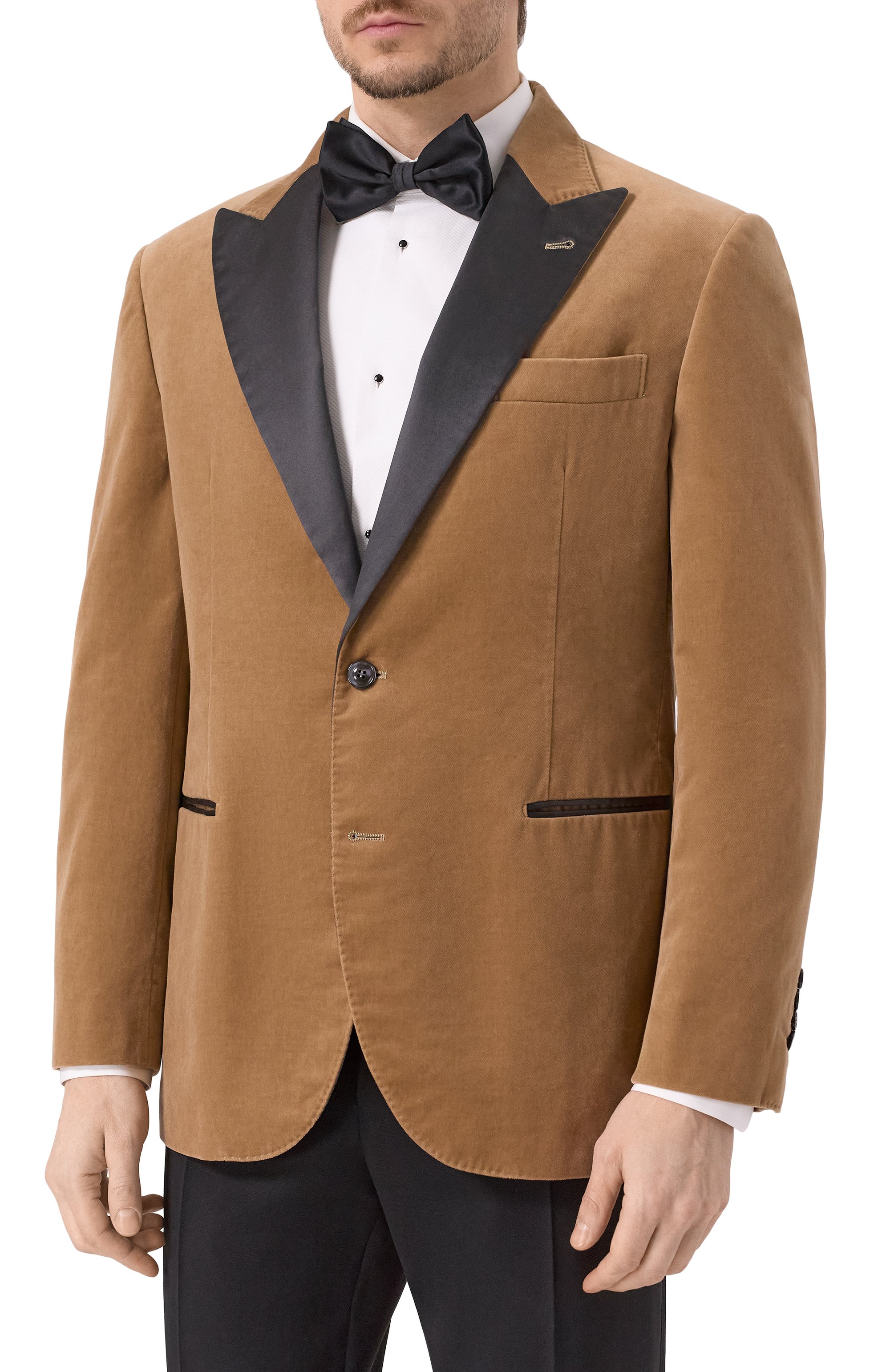 Бархатный смокинг BRUNELLO CUCINELLI, арт. ML479GS03, фото 4