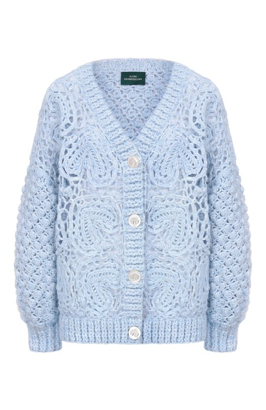 Шерстяной кардиган Akhmadullina 1226.2KZ630/W413 Голубой 1226.2KZ630/W413