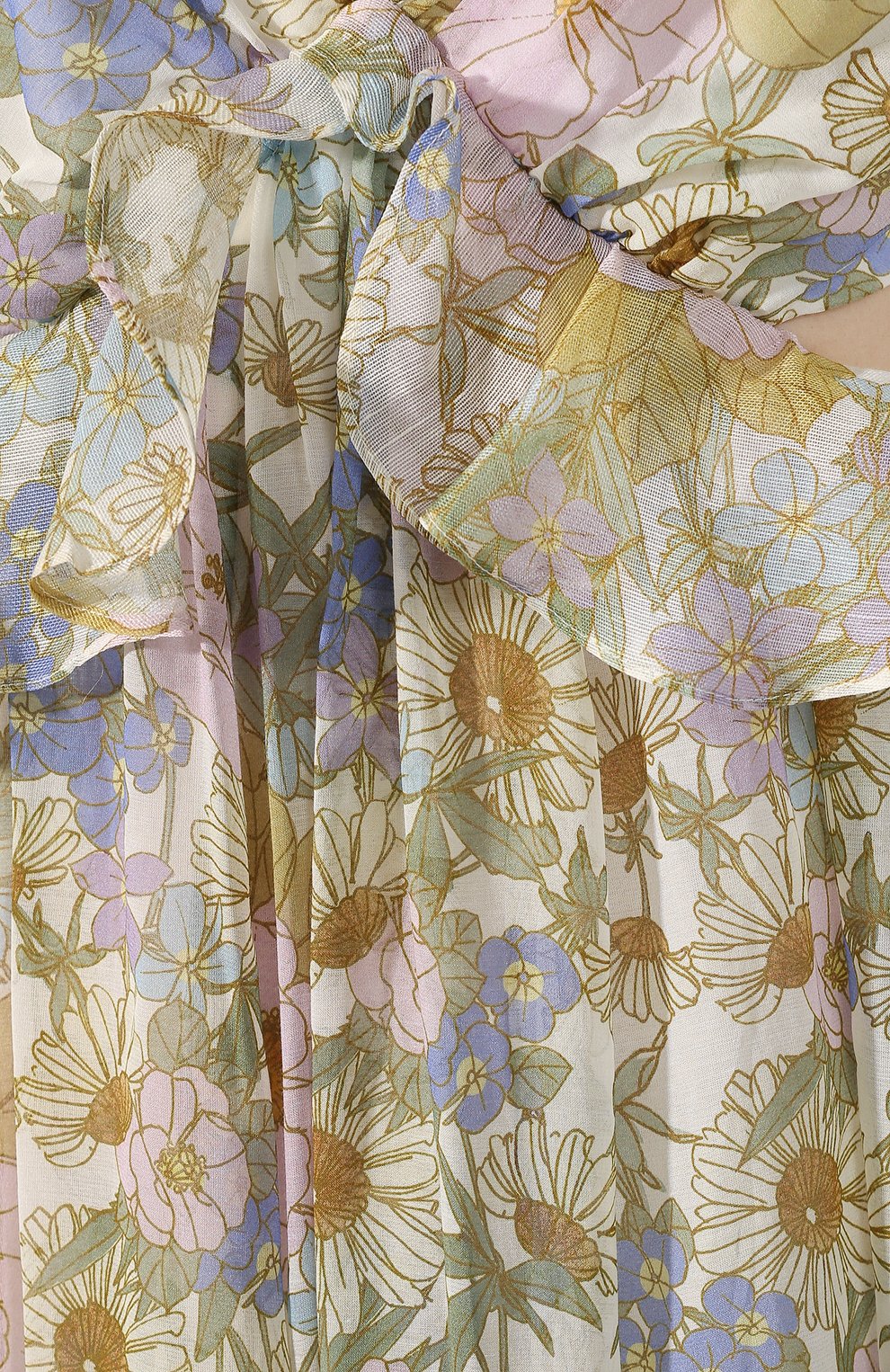 Платье из смеси хлопка и шелка ZIMMERMANN, арт. 7350DSUP, фото 5