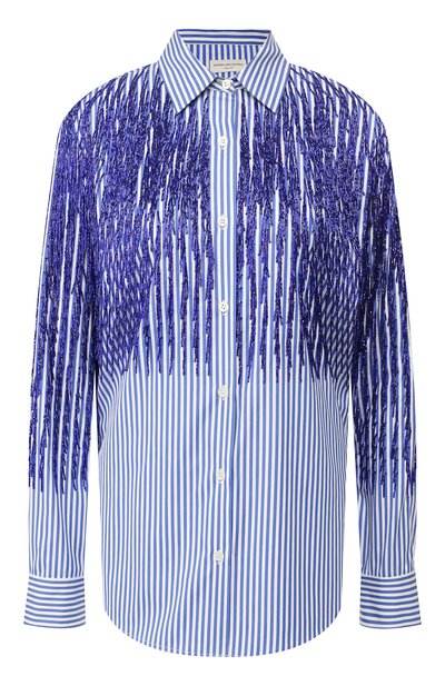 Женская хлопковая рубашка DRIES VAN NOTEN, арт. 191-10755-7215
