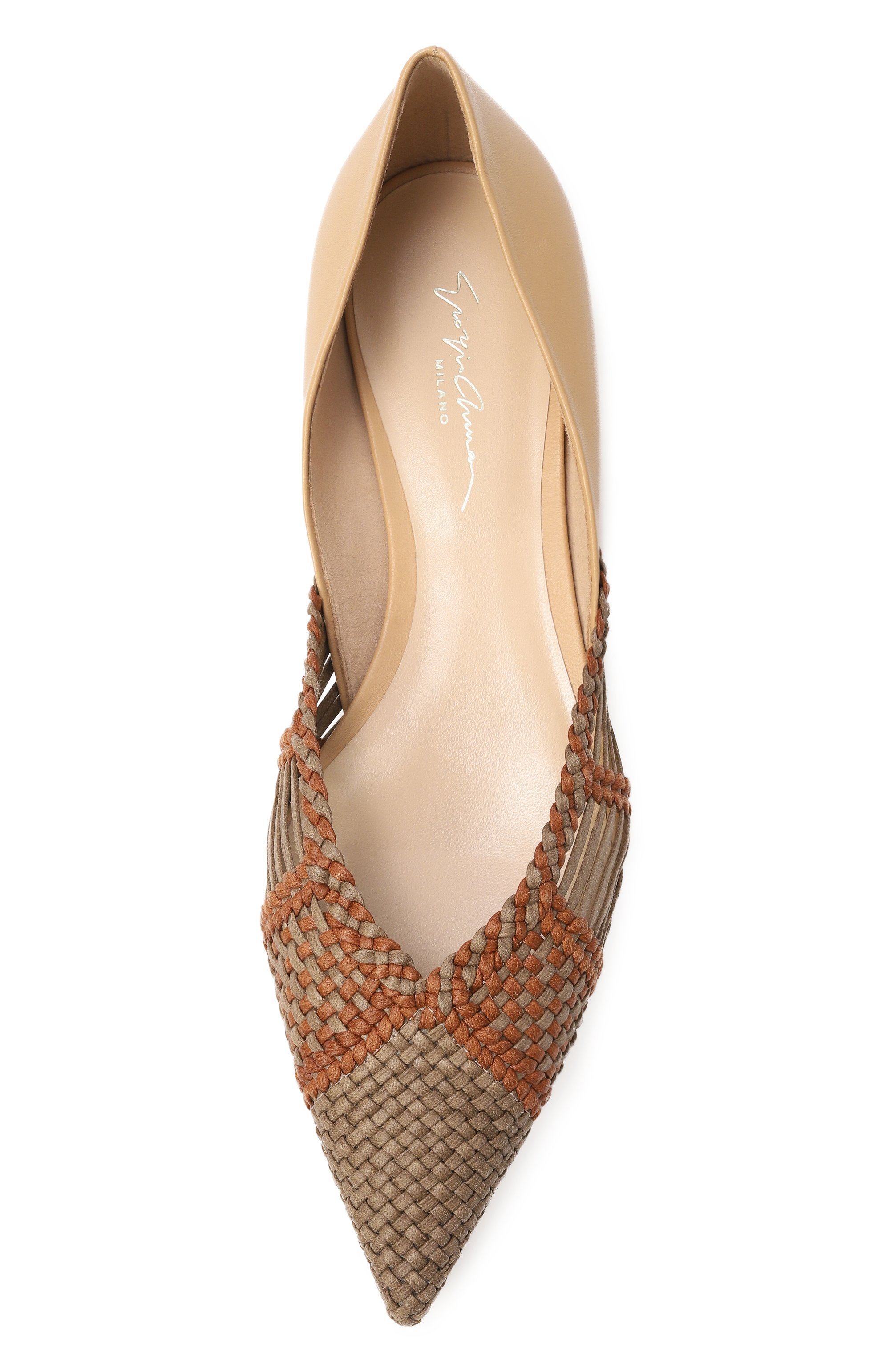 Комбинированные балетки GIORGIO ARMANI, арт. X1D356/XR392, фото 6