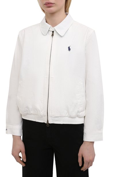 Джинсовая куртка POLO RALPH LAUREN белого цвета по цене 29950 руб., арт. 211797215, фото 3 Джинсовая куртка POLO RALPH LAUREN, арт. 211797215, фото 3