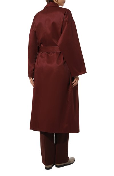 Плащ JM STUDIO бордового цвета по цене 50950 руб., арт. FW242520, фото 4 Плащ JM STUDIO, арт. FW242520, фото 4