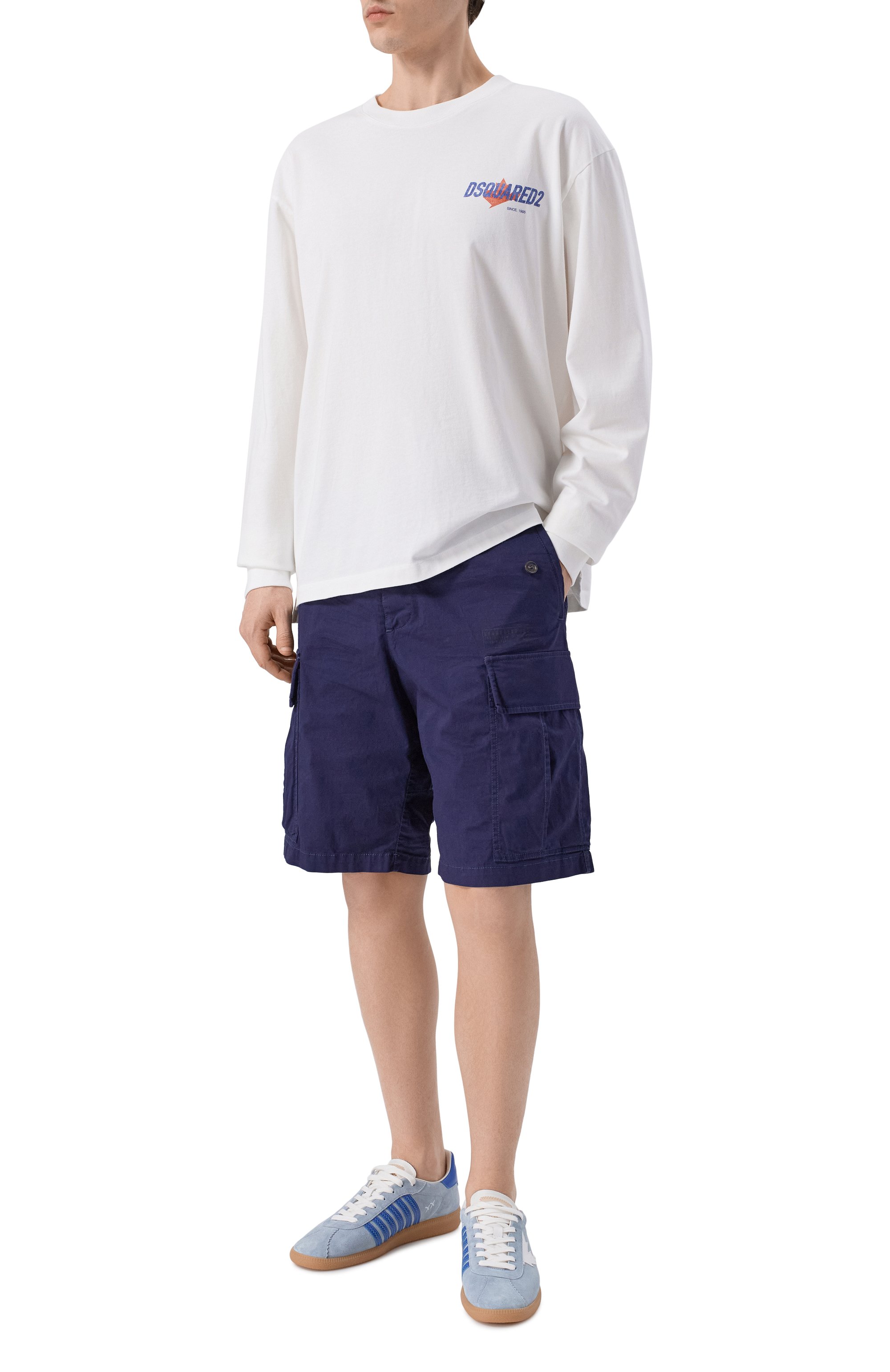 Хлопковые шорты DSQUARED2, арт. S74MU0965/S35175, фото 2