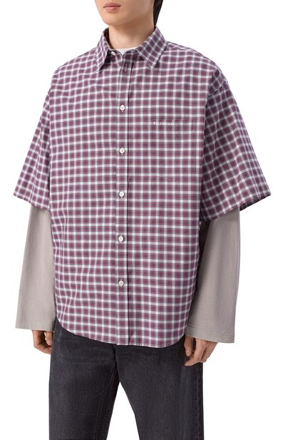 Хлопковая рубашка BALENCIAGA, арт. 866543/TUM17, фото 3