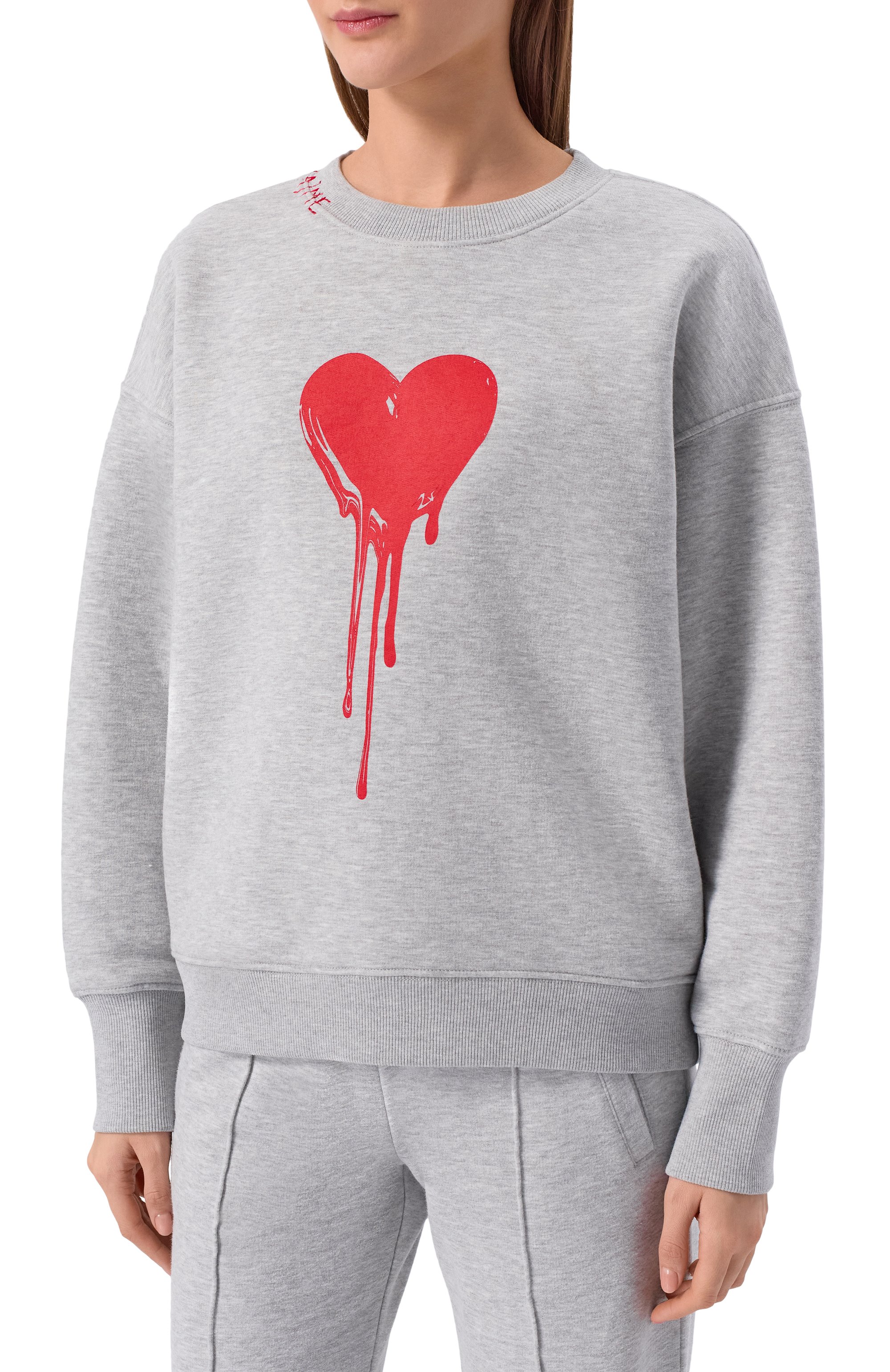 Хлопковый свитшот ZADIG AND VOLTAIRE, арт. JWSS00576, фото 3