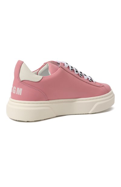Кожаные кеды MSGM KIDS, арт. 70561 VAR.3/36-41, фото 3