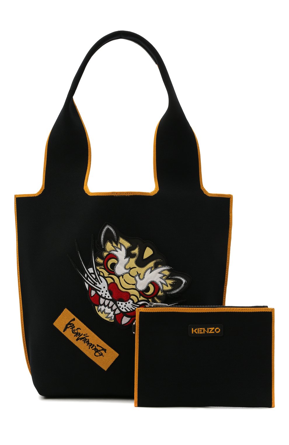 Сумка kansai KENZO черного цвета по цене 35800 руб., арт. FB52SA521F12, фото 6 Сумка kansai KENZO, арт. FB52SA521F12, фото 6