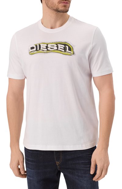 Хлопковая футболка DIESEL, арт. A16397/0GRAI, фото 3