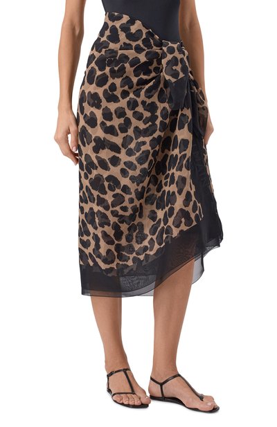 Шелковое парео BALMAIN, арт. BKA202360, фото 3