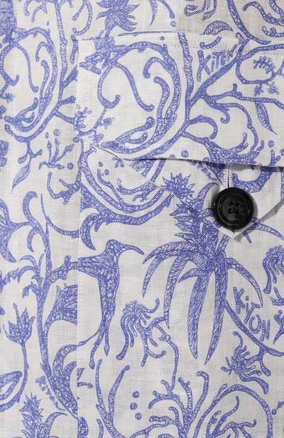 Льняная рубашка KITON, арт. UMC030H08902, фото 5