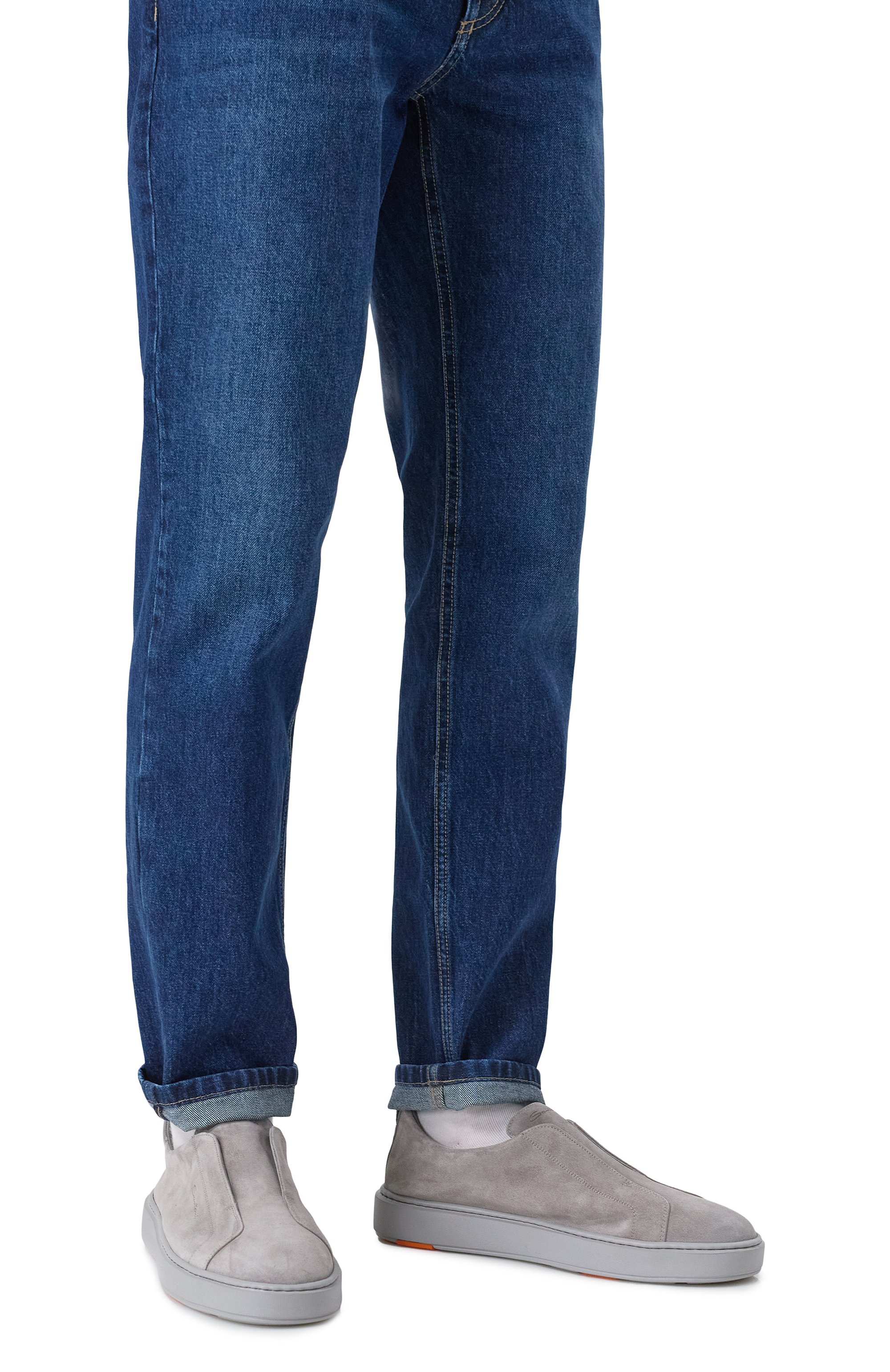 Замшевые кеды cleanic SANTONI, арт. MBCG21995CNITSEY, фото 3