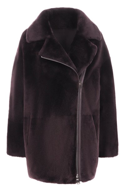 Женская шуба из овчины MANZONI24, арт. 25M1418-S21/48-50