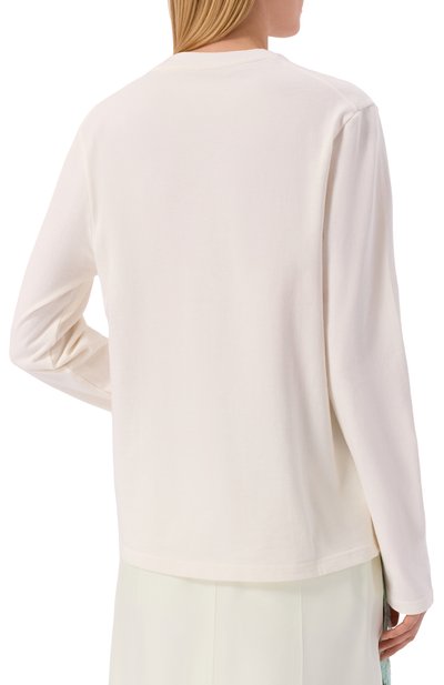 Хлопковый лонгслив JIL SANDER, арт. J02GC0141/J20103, фото 4