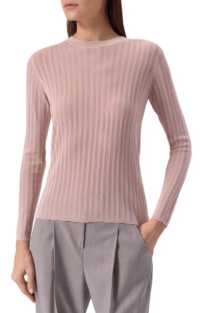 Шелковый пуловер AGNONA, арт. K109078/8S180M, фото 3