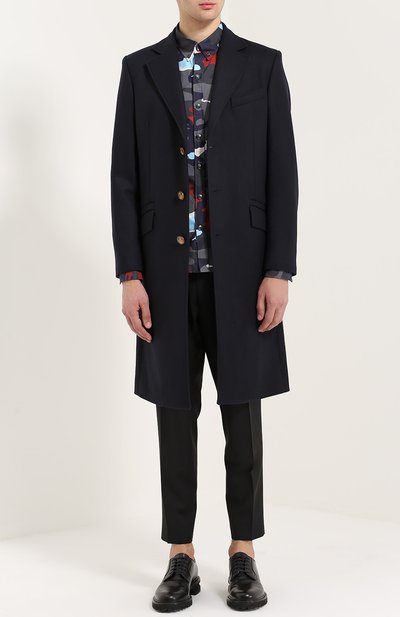 Хлопковая рубашка с камуфляжным принтом MONCLER, арт. B2-391-52020-00-28470, фото 2