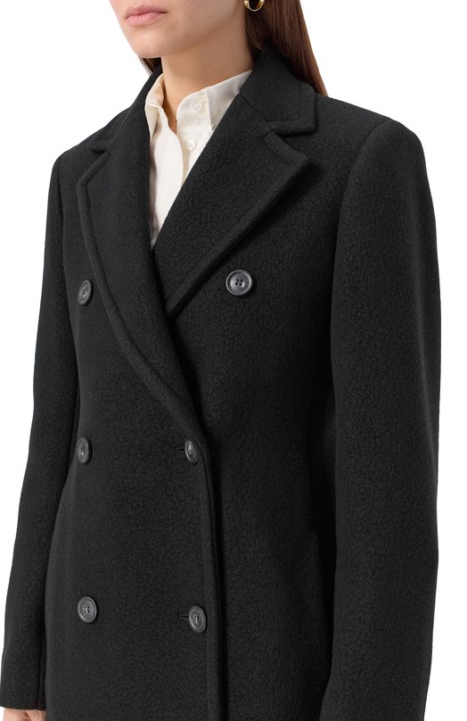 Шерстяное пальто Sportmax C0MUNE Чёрный  C0MUNE Фото 5