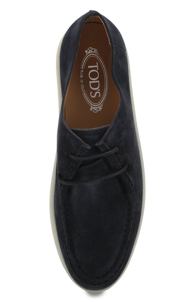 Замшевые ботинки TOD’S темно-синего цвета по цене 51750 руб., арт. XXM52B0CM10RE0, фото 5 Замшевые ботинки TOD’S, арт. XXM52B0CM10RE0, фото 5