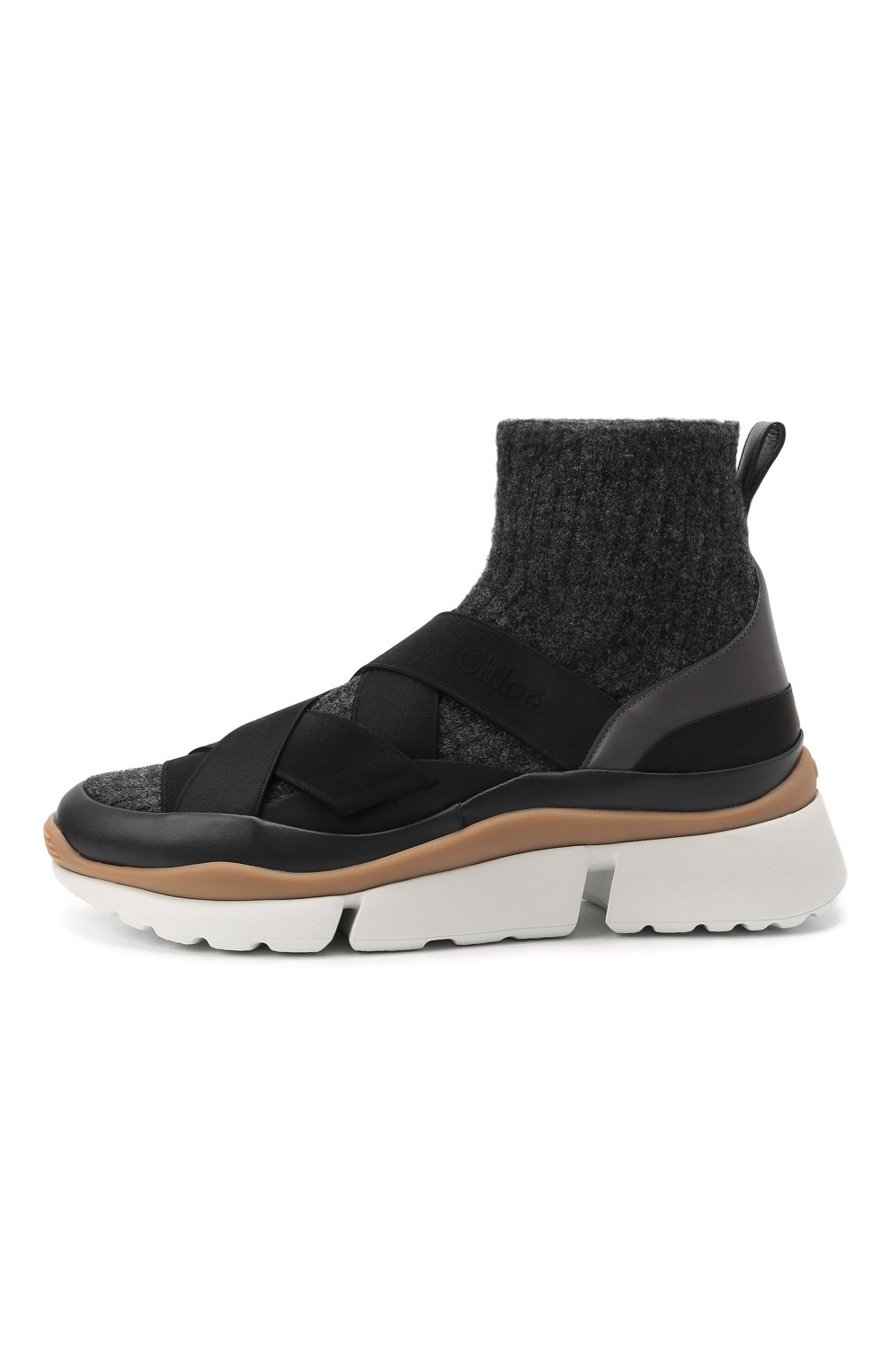 Текстильные кроссовки sonnie CHLOÉ, арт. CHC21A49033, фото 5