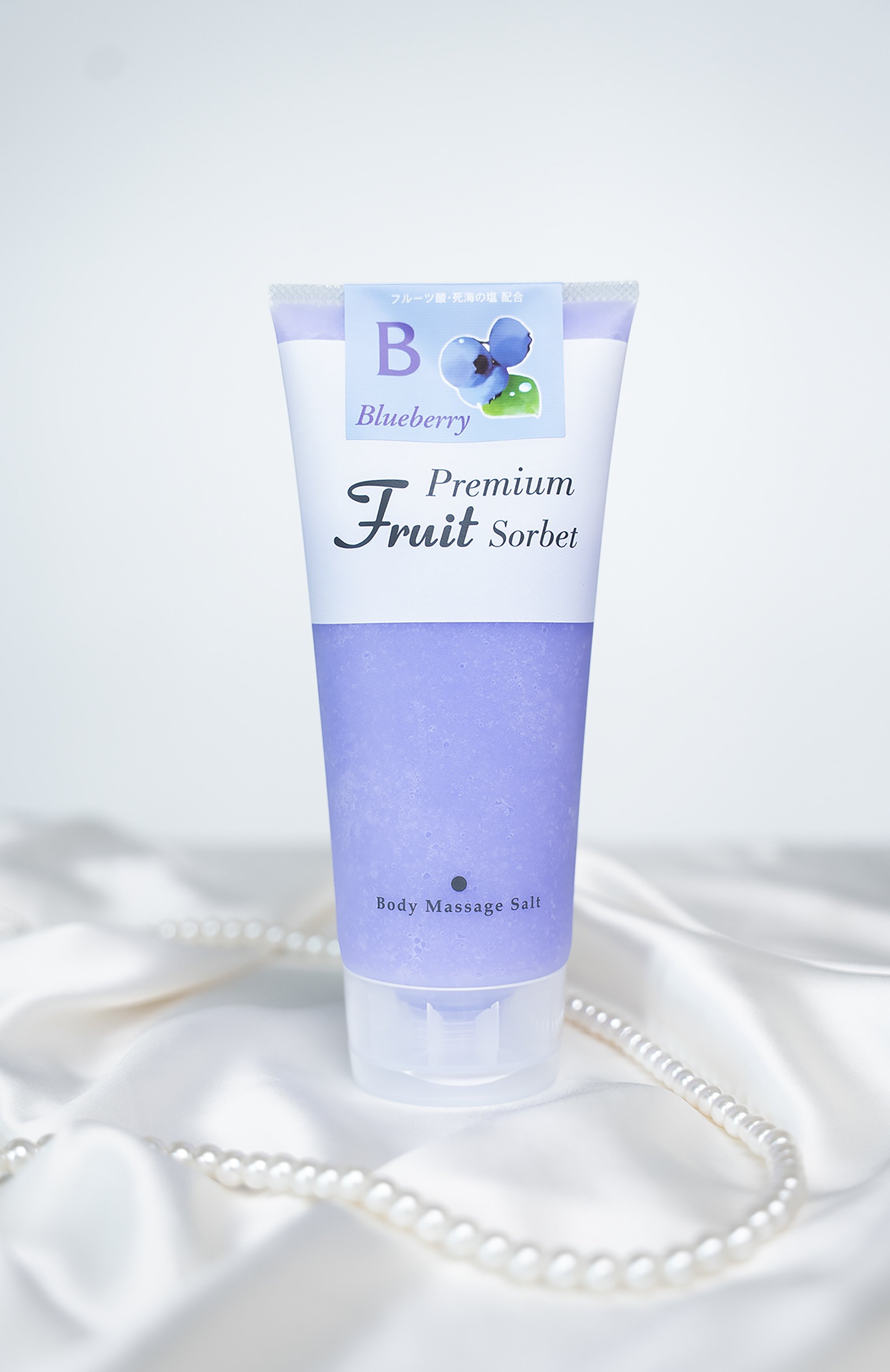 Скраб-щербет для тела с солью тихого океана и черникой (500g) ENHEL BEAUTY, арт. 4512442004011, фото 3