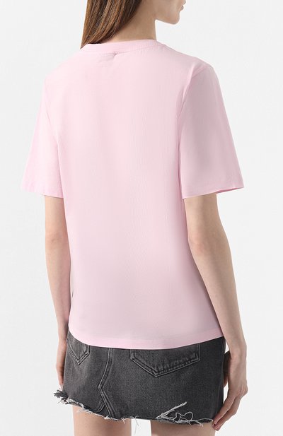Хлопковая футболка KENZO розового цвета по цене 8700 руб., арт. 2TS7964YE, фото 4 Хлопковая футболка KENZO, арт. 2TS7964YE, фото 4