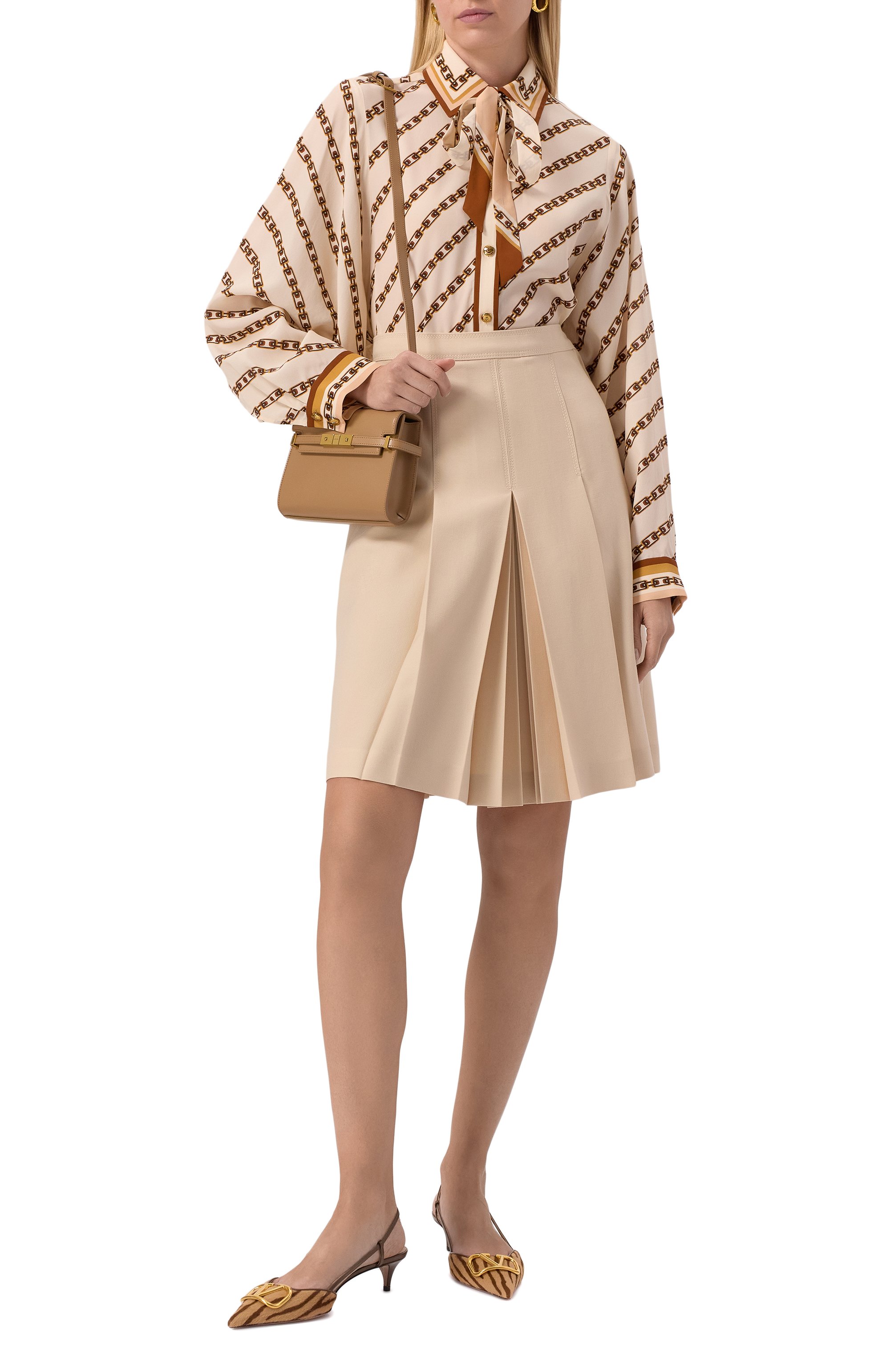 Шерстяная юбка VALENTINO, арт. 6B3RACP290T, фото 2