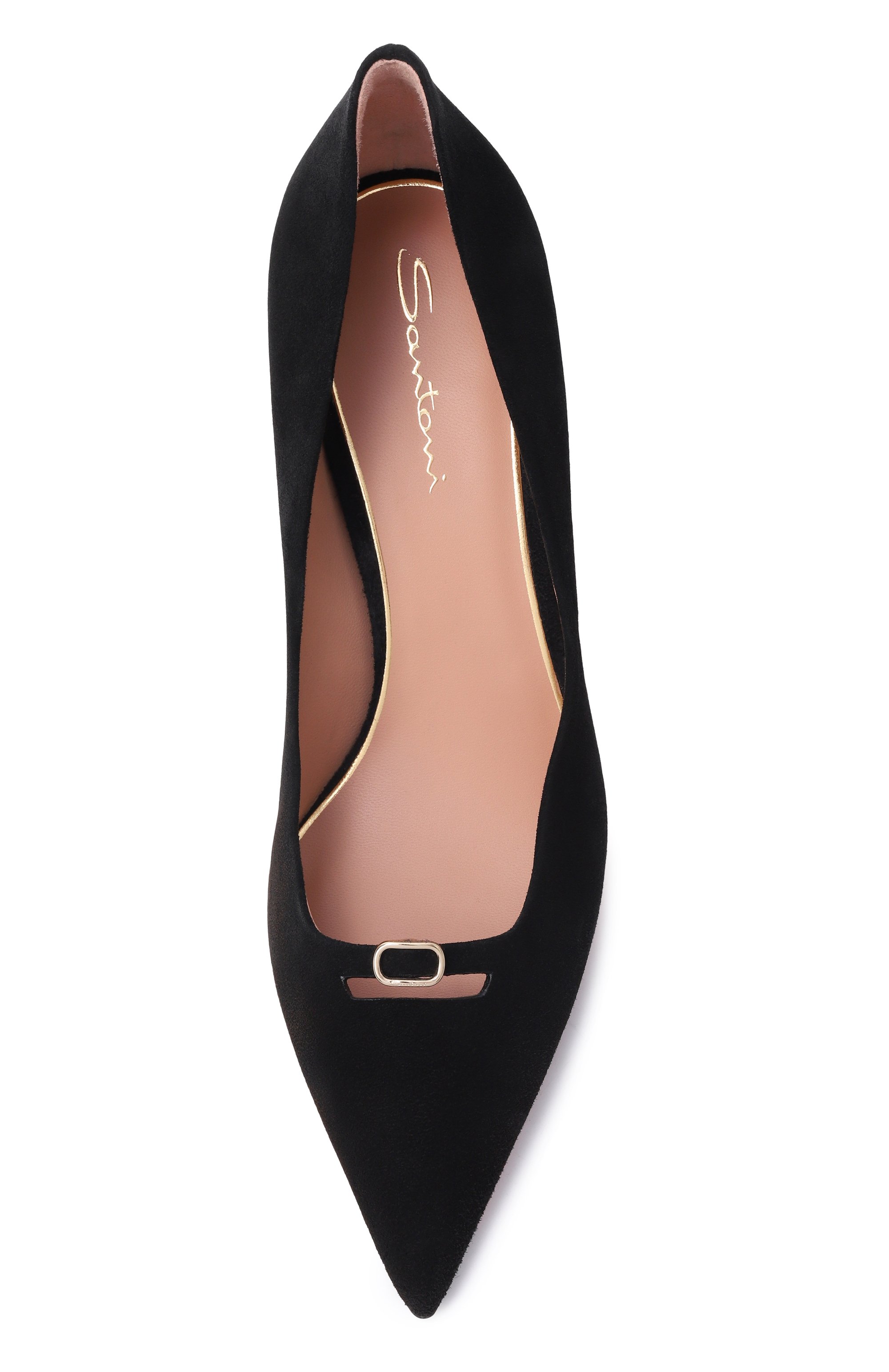 Замшевые туфли SANTONI, арт. WDIG71917HA2NHZW, фото 6