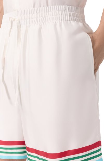 Шелковые шорты CASABLANCA, арт. MS25TR01204, фото 5