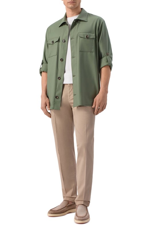 Шерстяная куртка-рубашка MVST M26.CSM.J404/V0074-TECH W00L Зелёный  M26.CSM.J404/V0074-TECH W00L Фото 2