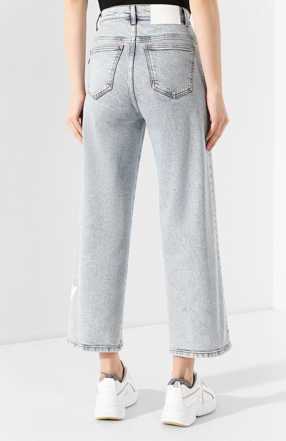 Джинсы MSGM голубого цвета по цене 25550 руб., арт. 2841MDP58LX 207275, фото 4 Джинсы MSGM, арт. 2841MDP58LX 207275, фото 4