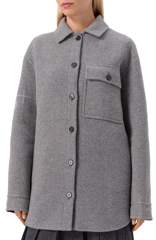 Шерстяная куртка Jil Sander J40BN0167-J40020 Серый  J40BN0167-J40020 Фото 3