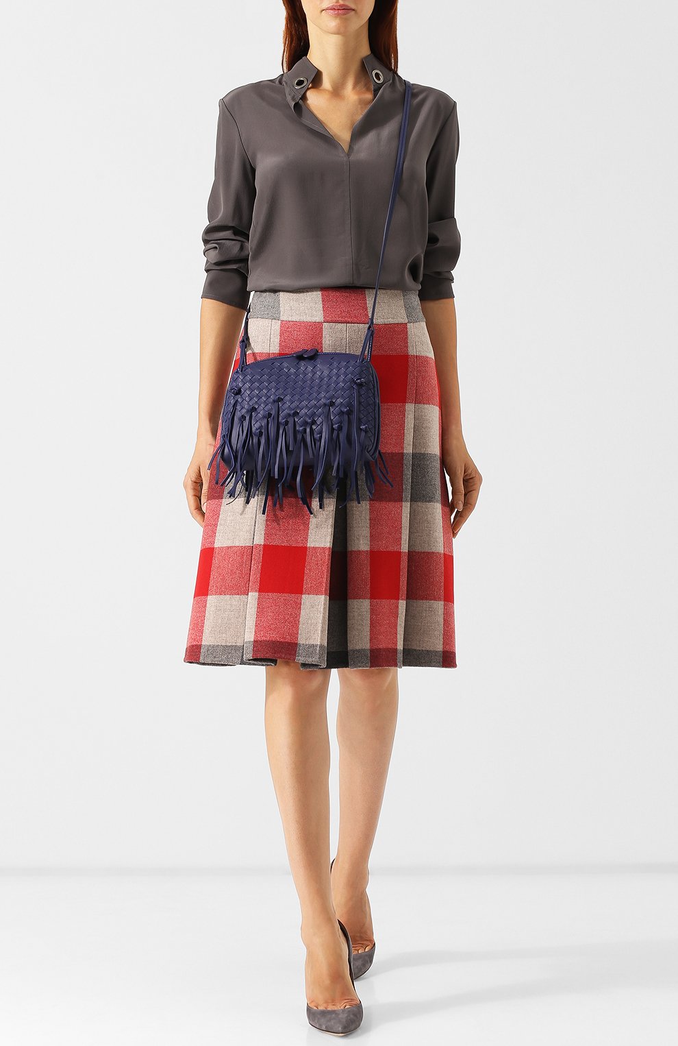 Сумка messenger с плетением intrecciato BOTTEGA VENETA, арт. 387063/VC070, фото 2