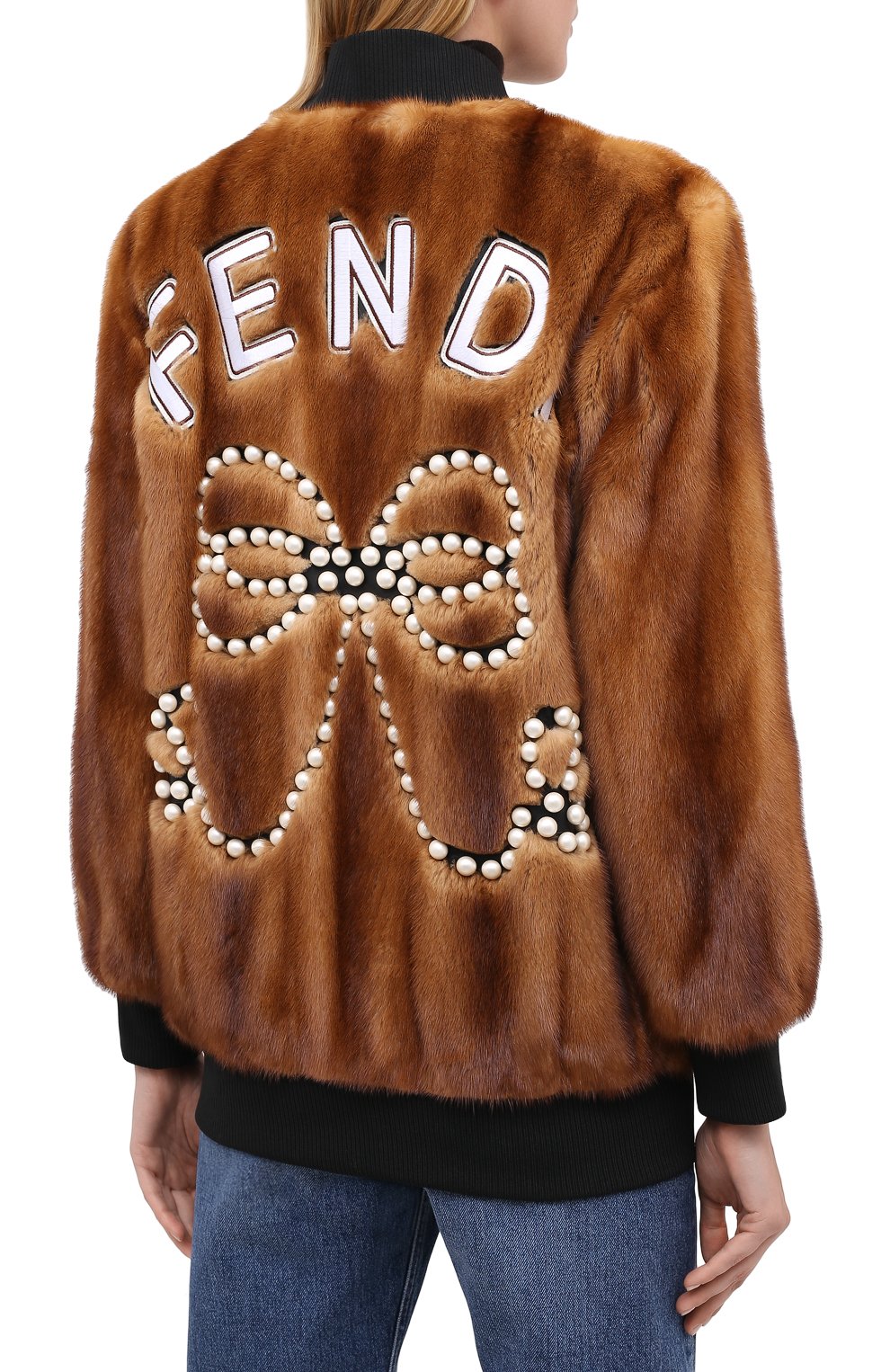 Шуба из меха норки FENDI, арт. FNE08F A142, фото 4