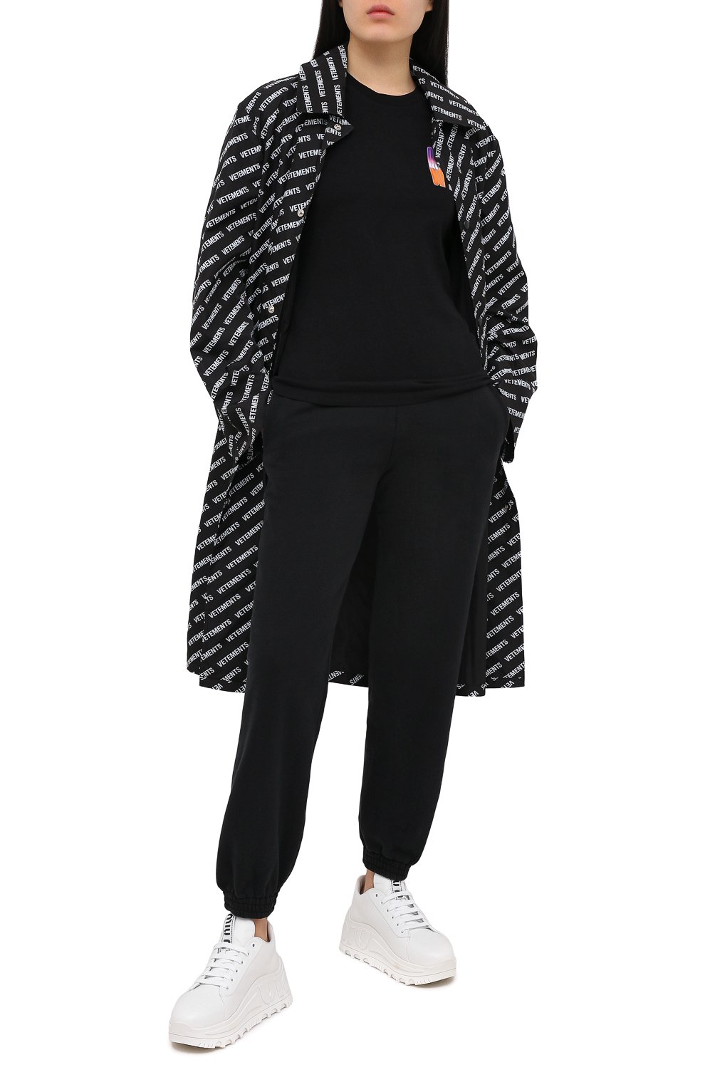 Хлопковые джоггеры OFF-WHITE, арт. 0WCH006R21JER003, фото 2