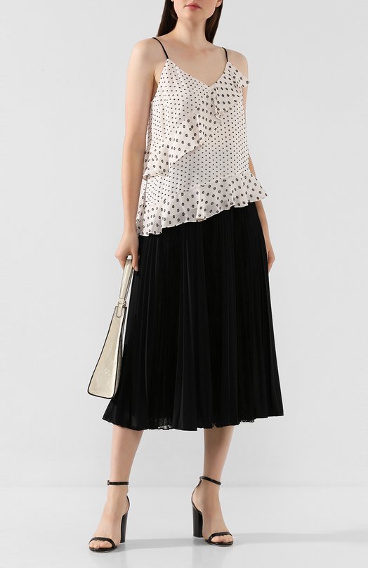 Топ из вискозы Diane Von Furstenberg Чёрный, белый, фото 2