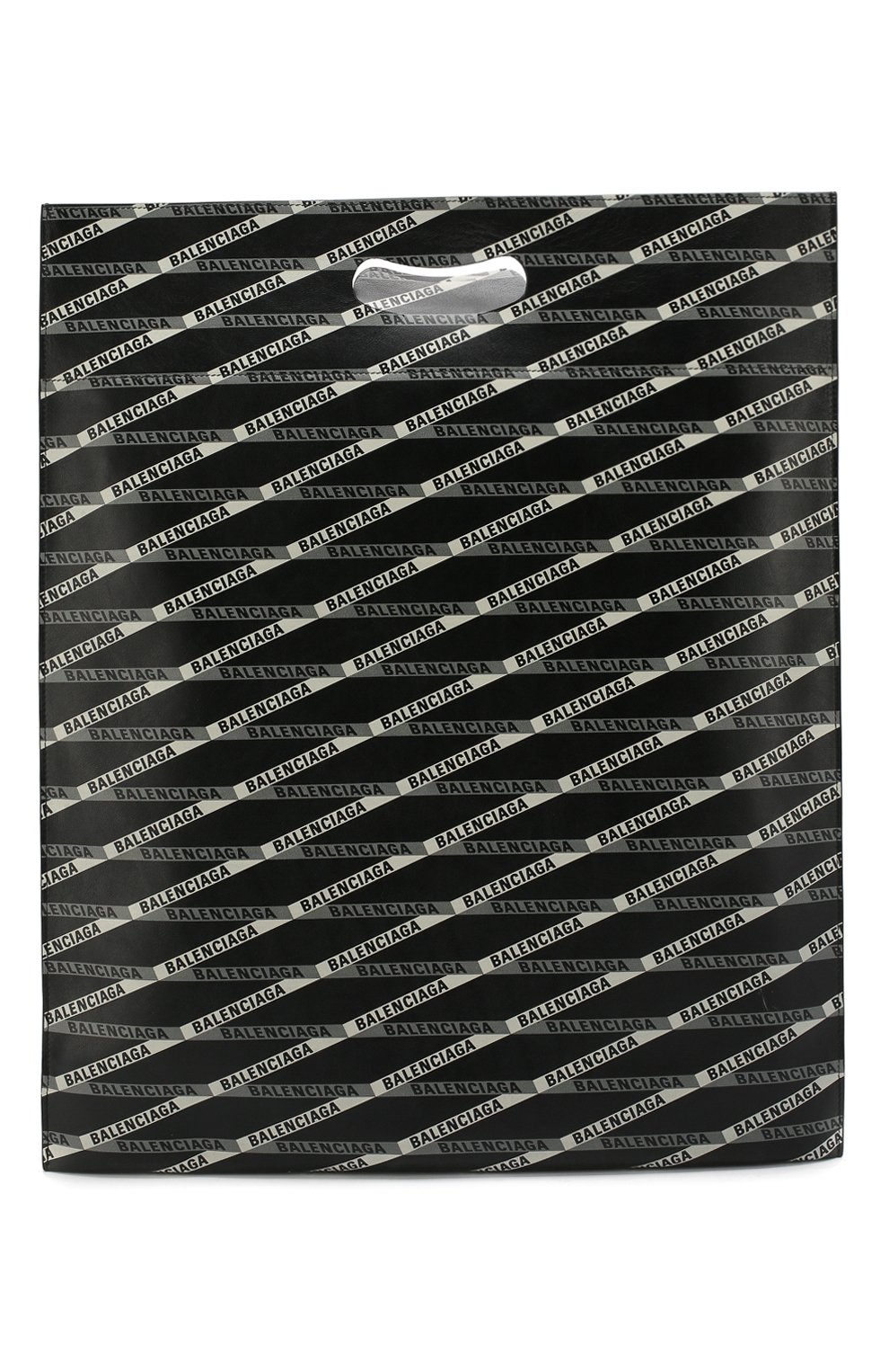 Кожаная сумка-шопер с принтом BALENCIAGA, арт. 541906/0XT2N, фото 1