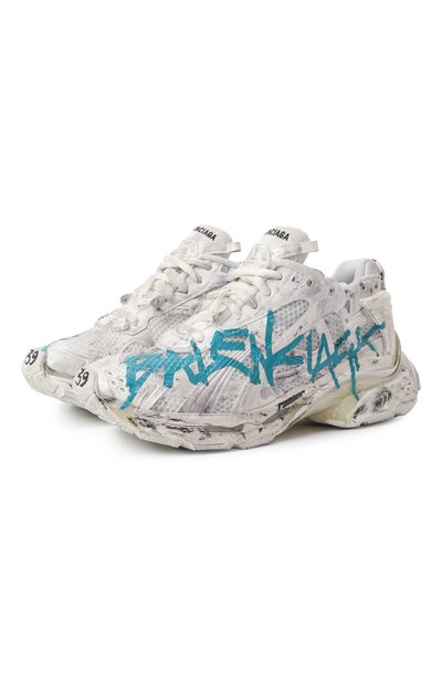 Комбинированные кроссовки runner BALENCIAGA, арт. 772767/W3RBW, фото 1